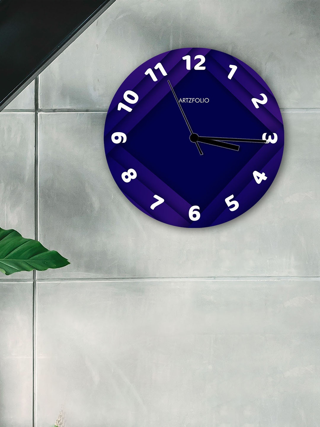 

ArtzFolio Multicoloured Printed Contemporary Wall Clock, Multi