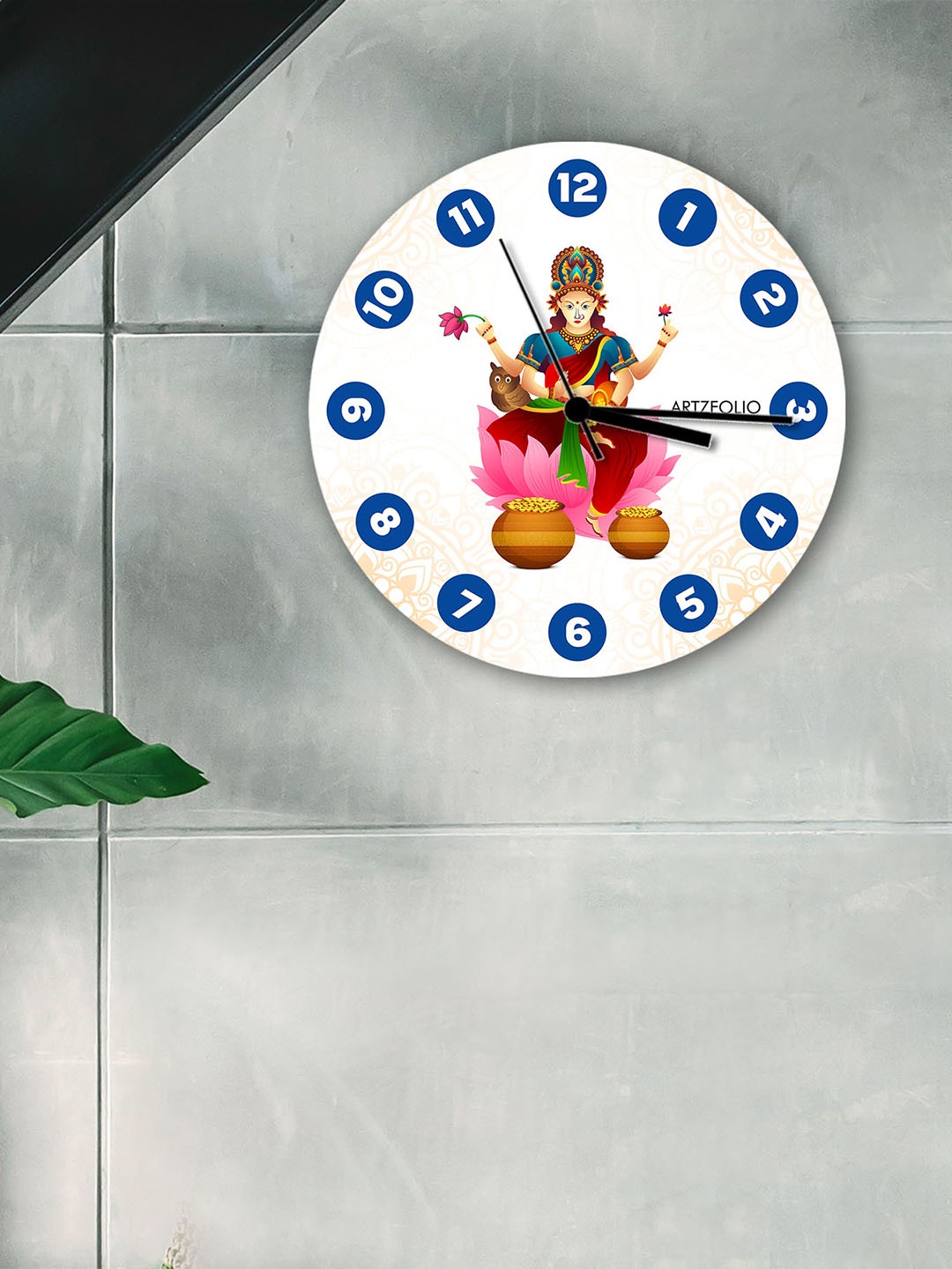 

ArtzFolio Multicoloured Printed Contemporary Wall Clock, Multi