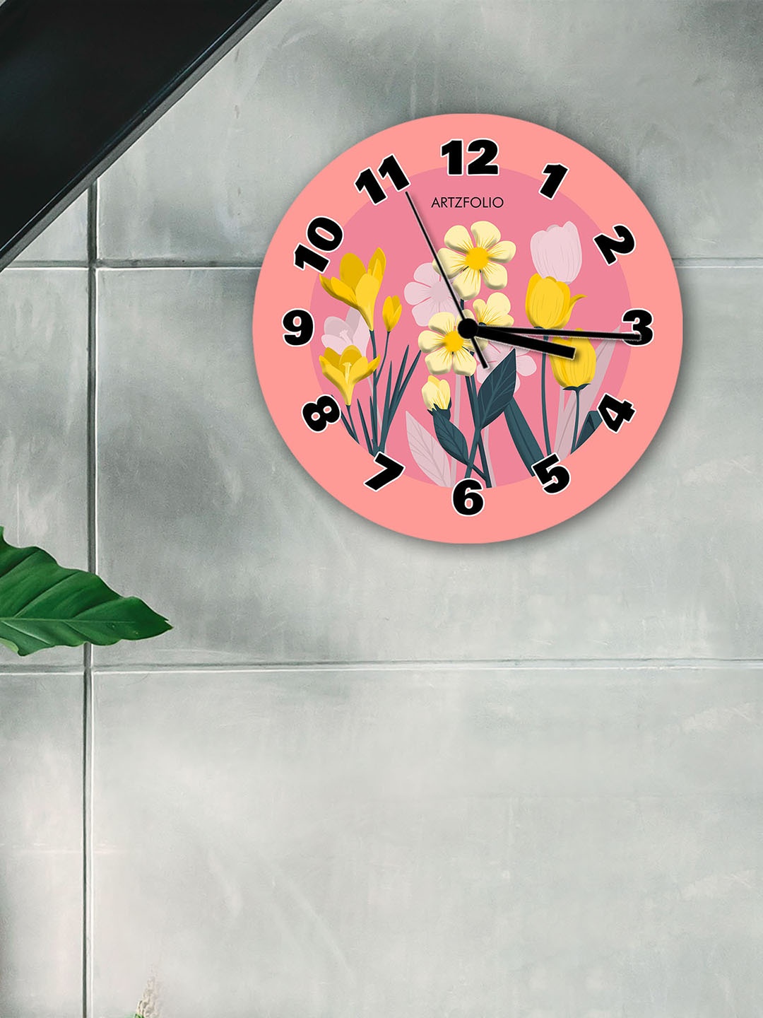 

ArtzFolio Multicoloured Printed Contemporary Wall Clock, Multi