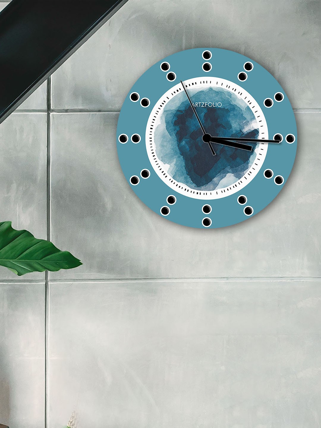 

ArtzFolio Multicoloured Printed Contemporary Wall Clock, Multi