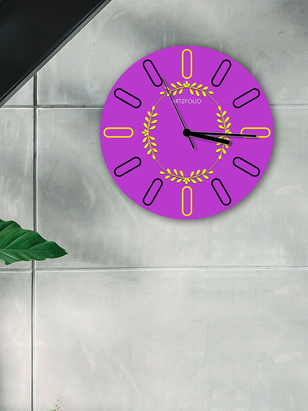 

ArtzFolio Multicoloured Printed Contemporary Wall Clock, Multi