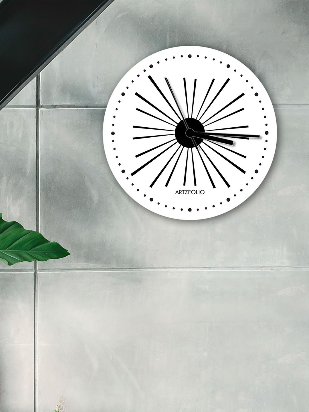 

ArtzFolio Multicoloured Printed Contemporary Wall Clock, Multi