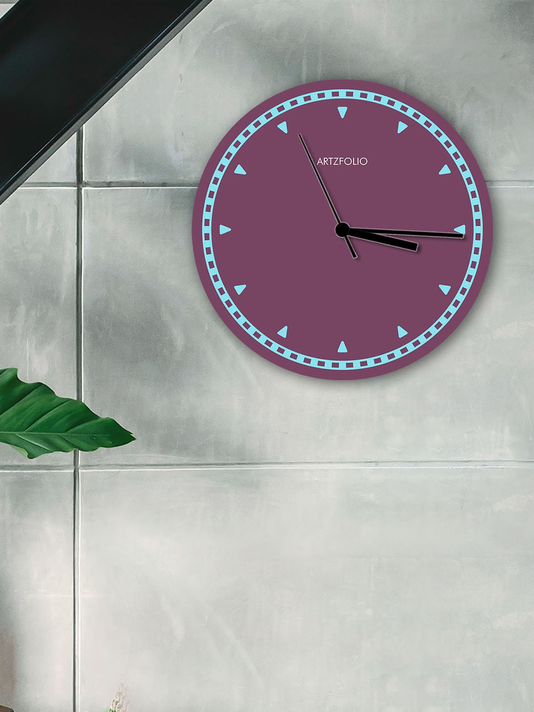 

ArtzFolio Multicoloured Printed Contemporary Wall Clock, Multi