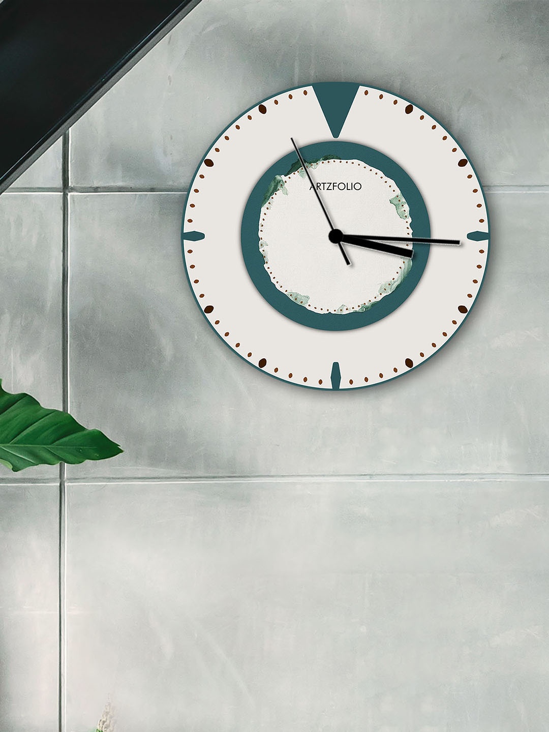 

ArtzFolio Multicoloured Printed Contemporary Wall Clock, Multi