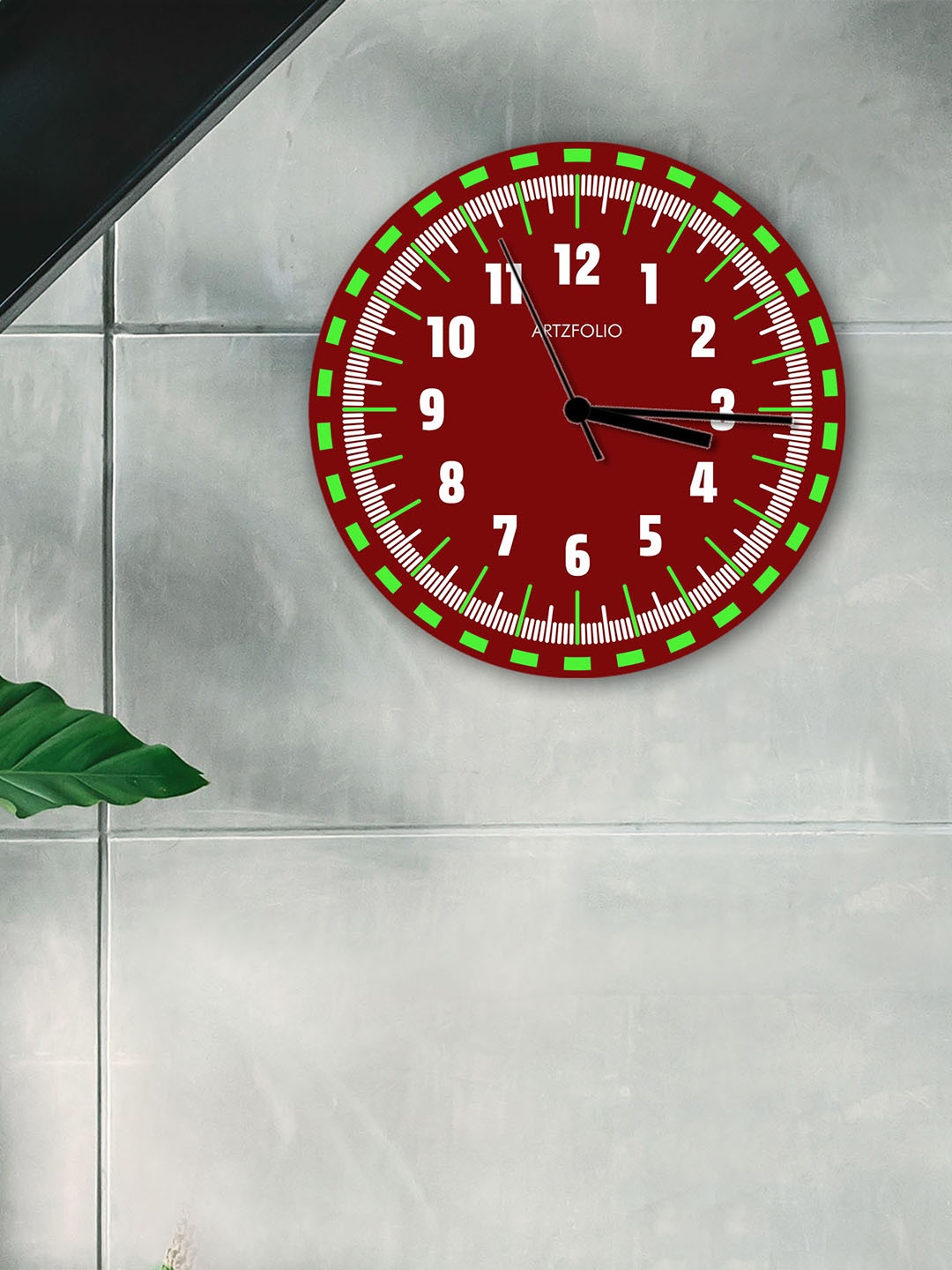 

ArtzFolio Multicoloured Printed Contemporary Wall Clock, Multi