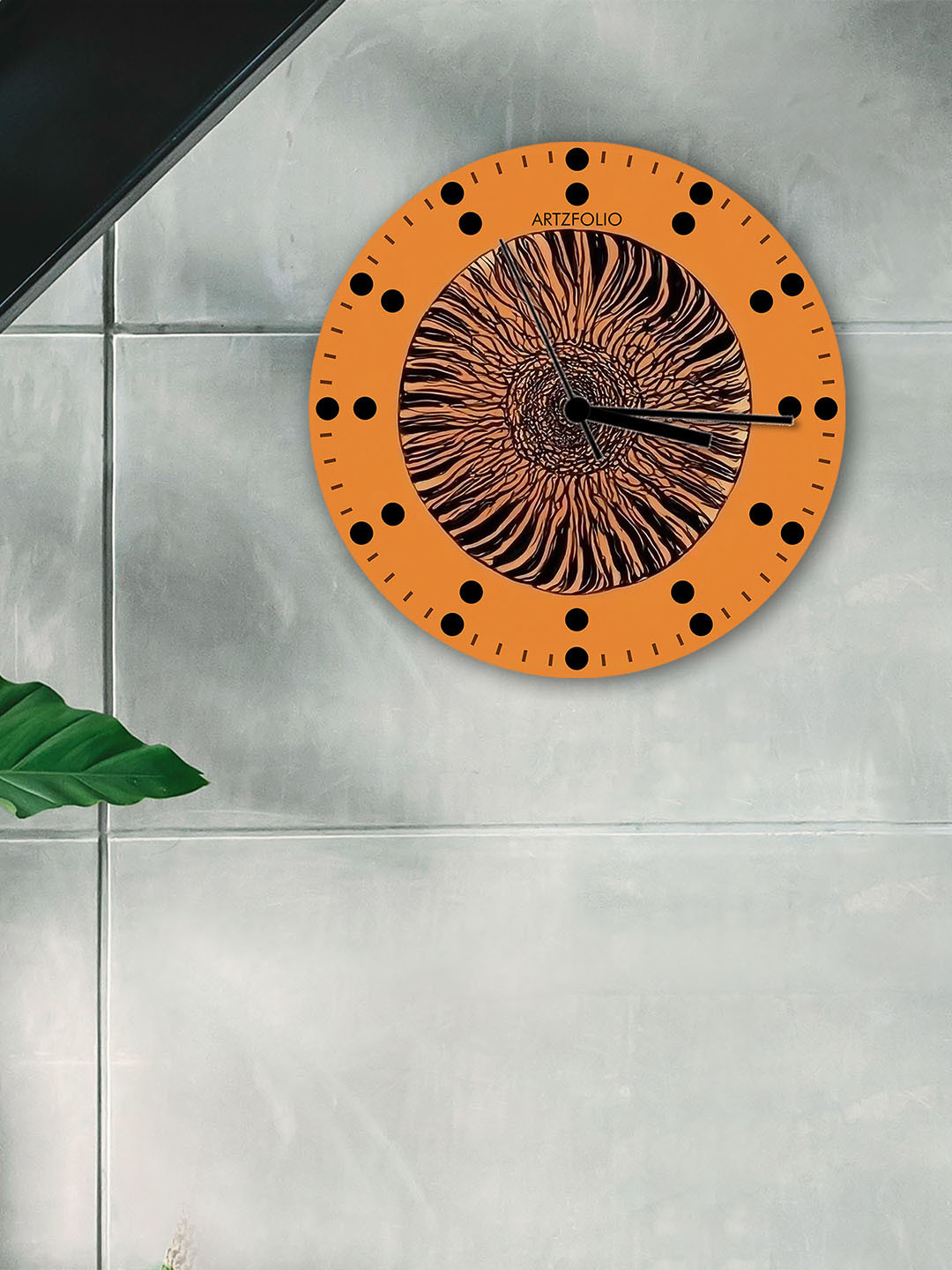 

ArtzFolio Multicoloured Printed Contemporary Wall Clock, Multi