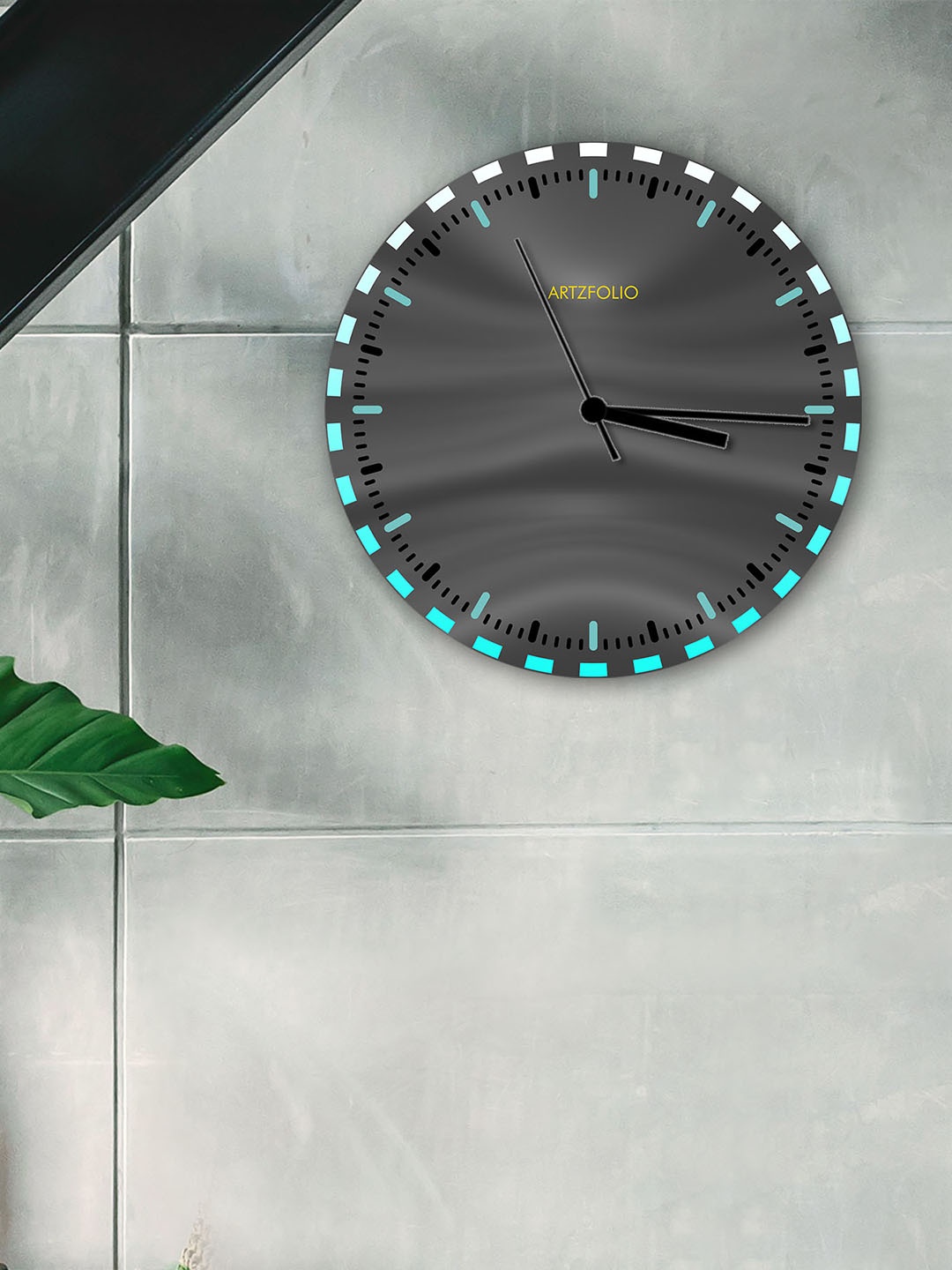 

ArtzFolio Multicoloured Printed Contemporary Wall Clock, Multi