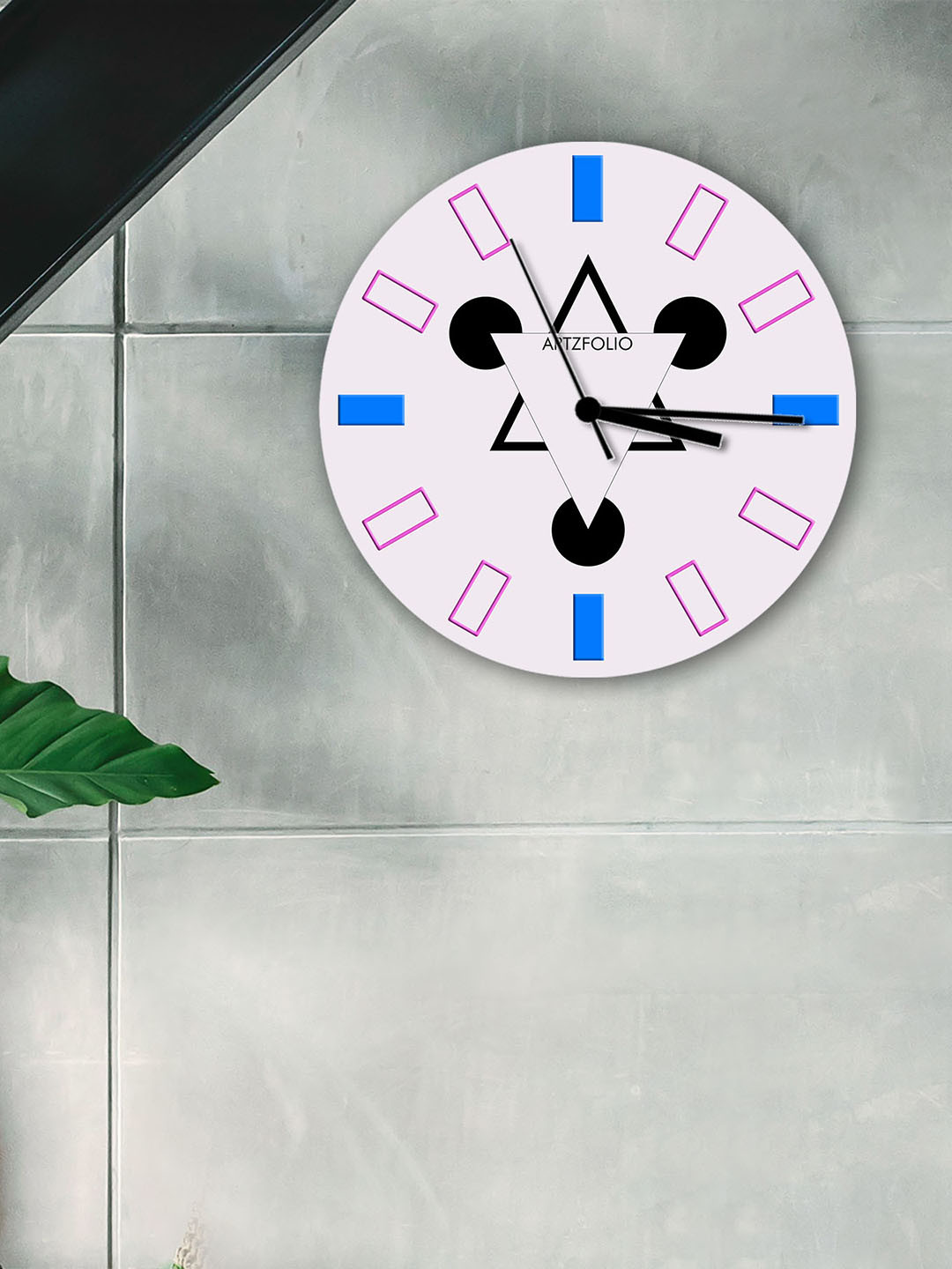 

ArtzFolio Multicoloured Printed Contemporary Wall Clock, Multi