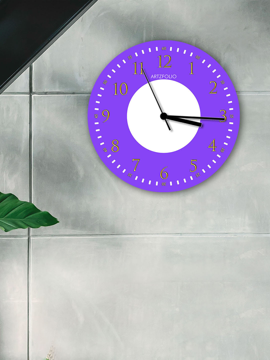 

ArtzFolio Multicoloured Printed Contemporary Wall Clock, Multi