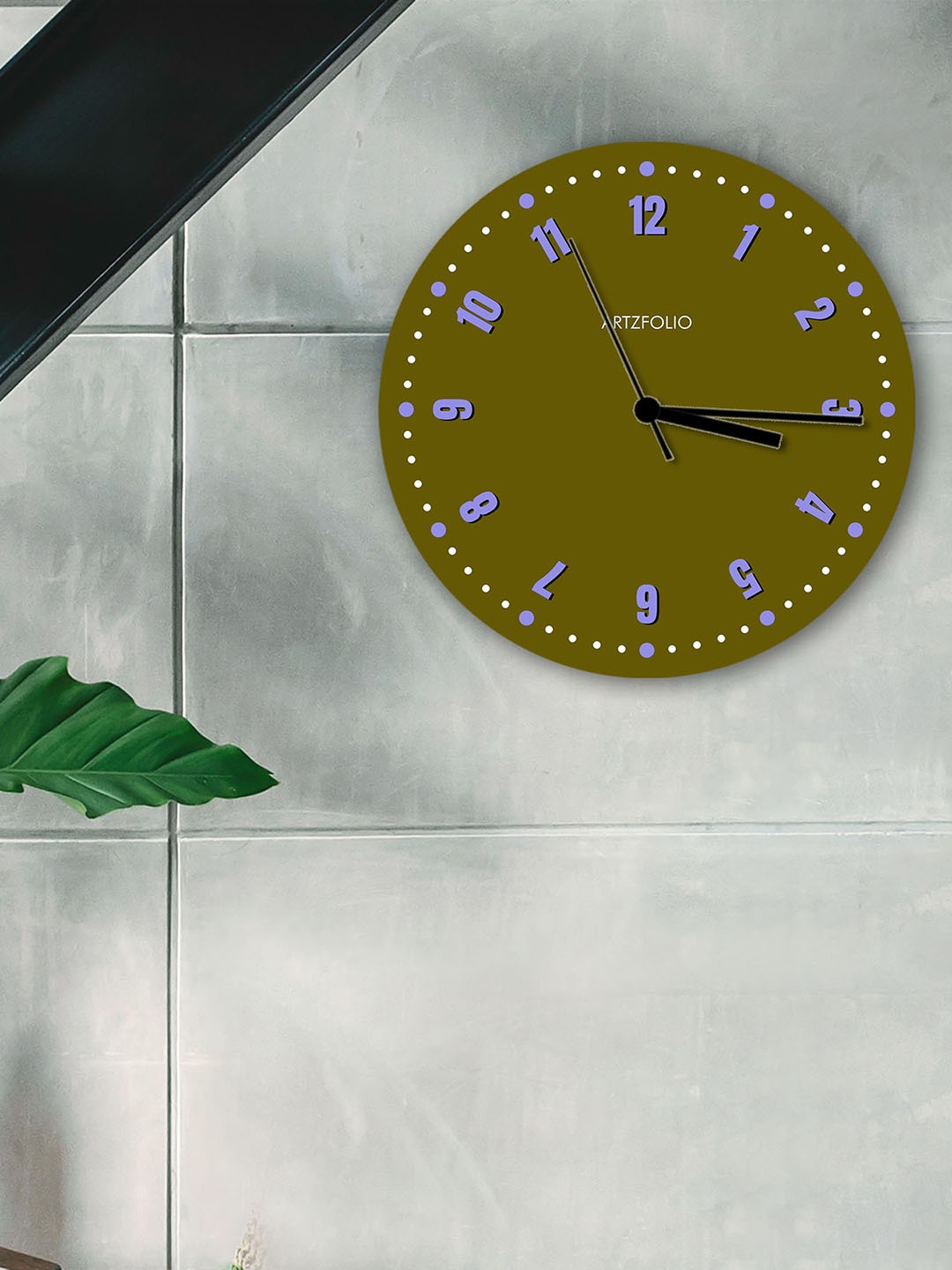

ArtzFolio Multicoloured Printed Contemporary Wall Clock, Multi