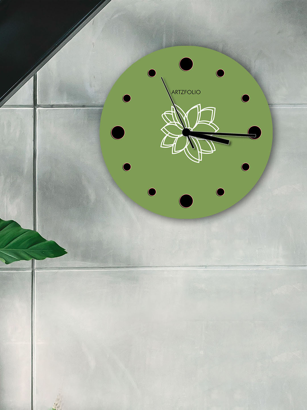 

ArtzFolio Multicoloured Printed Contemporary Wall Clock, Multi