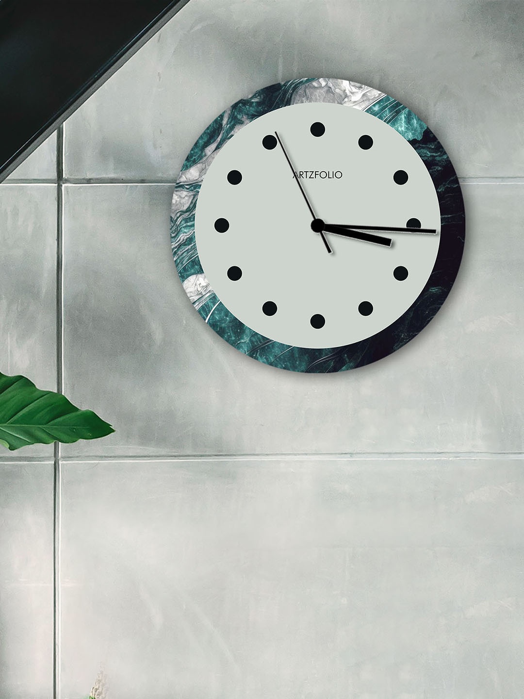 

ArtzFolio Multicoloured Printed Contemporary Wall Clock, Multi