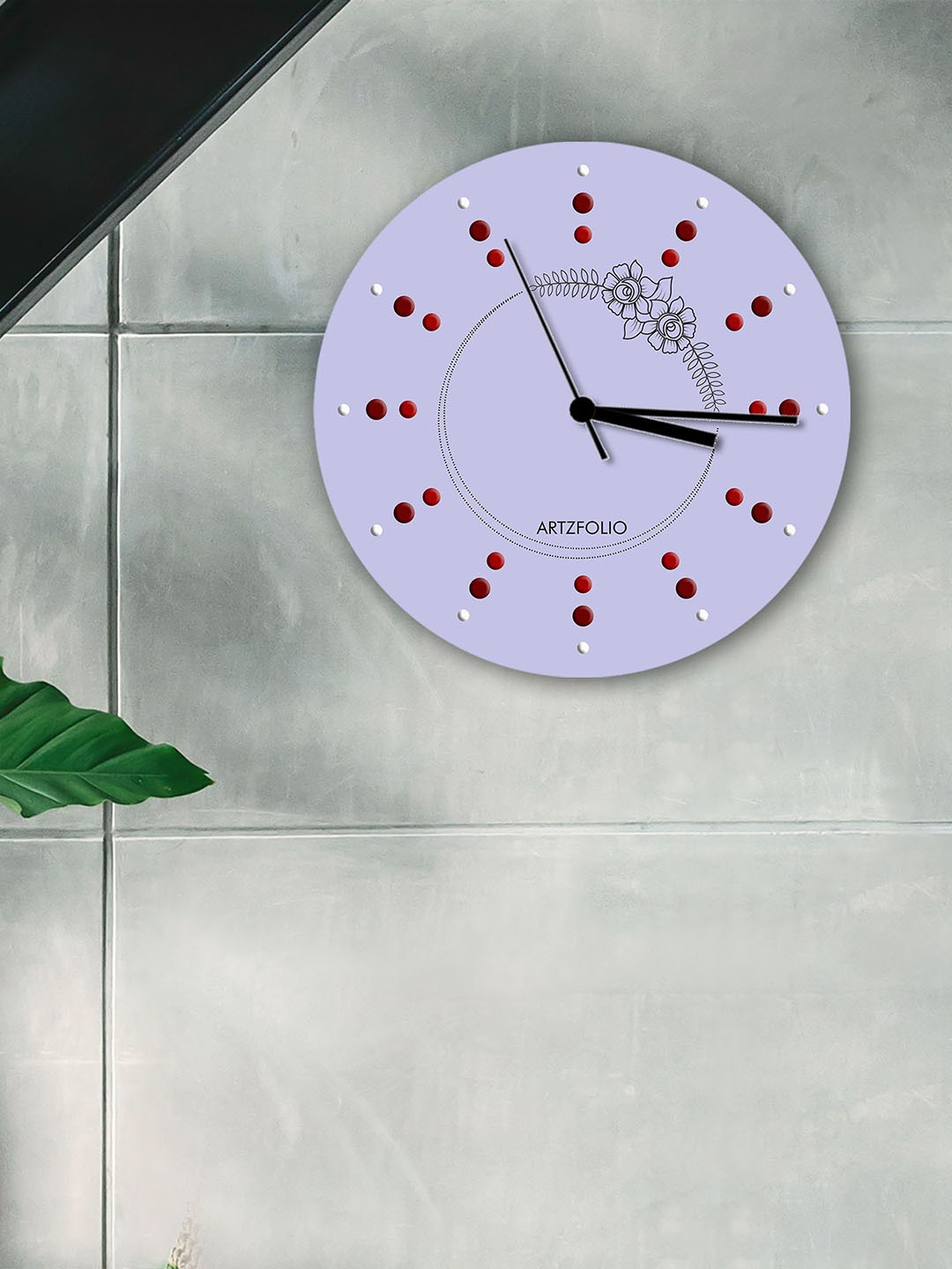 

ArtzFolio Multicoloured Printed Contemporary Wall Clock, Multi