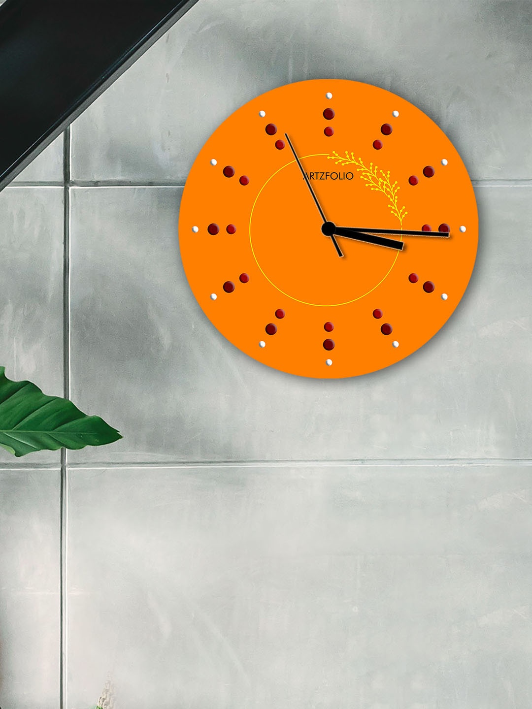 

ArtzFolio Multicoloured Printed Contemporary Wall Clock, Multi