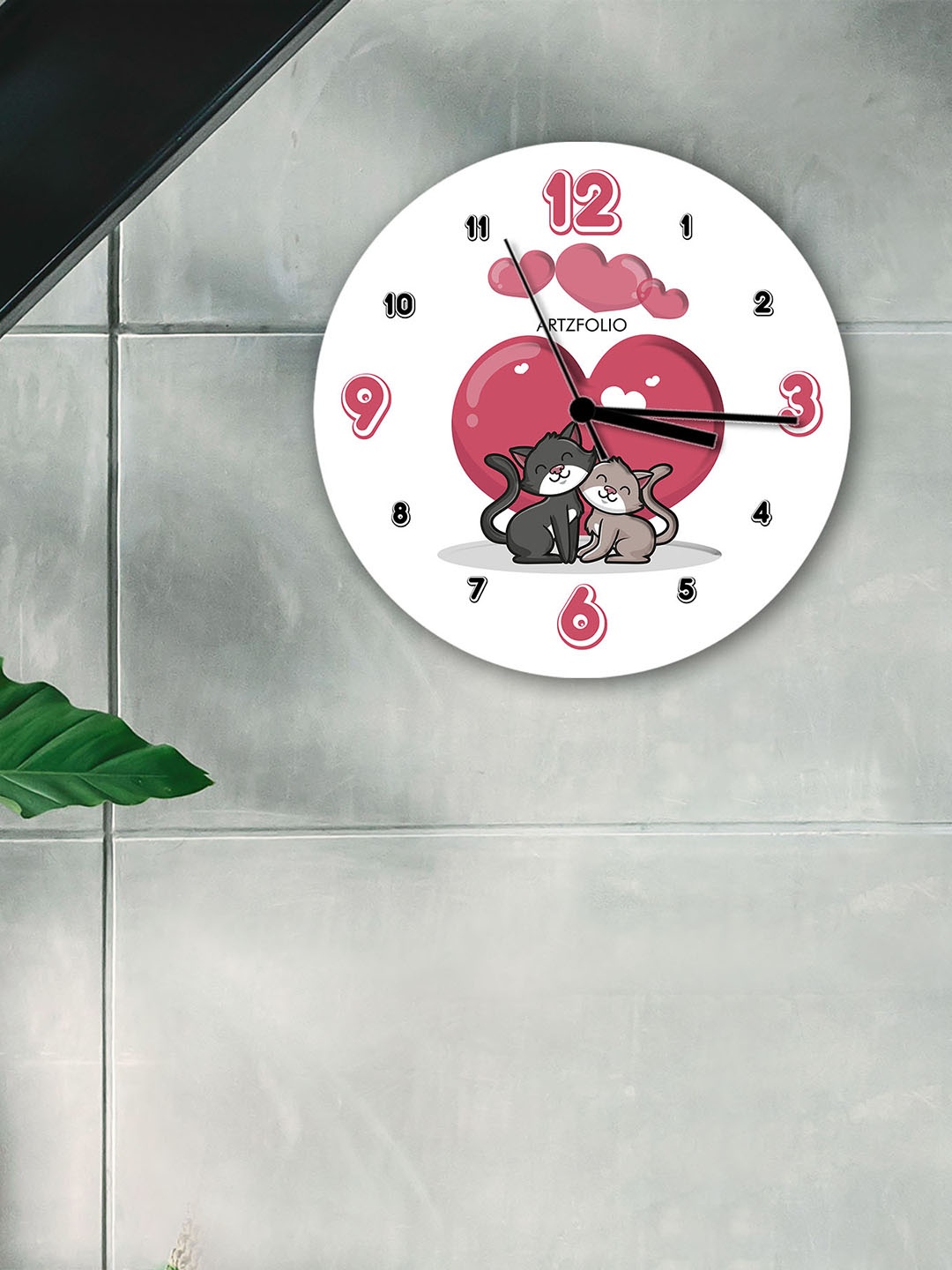 

ArtzFolio Multicoloured Printed Contemporary Wall Clock, Multi