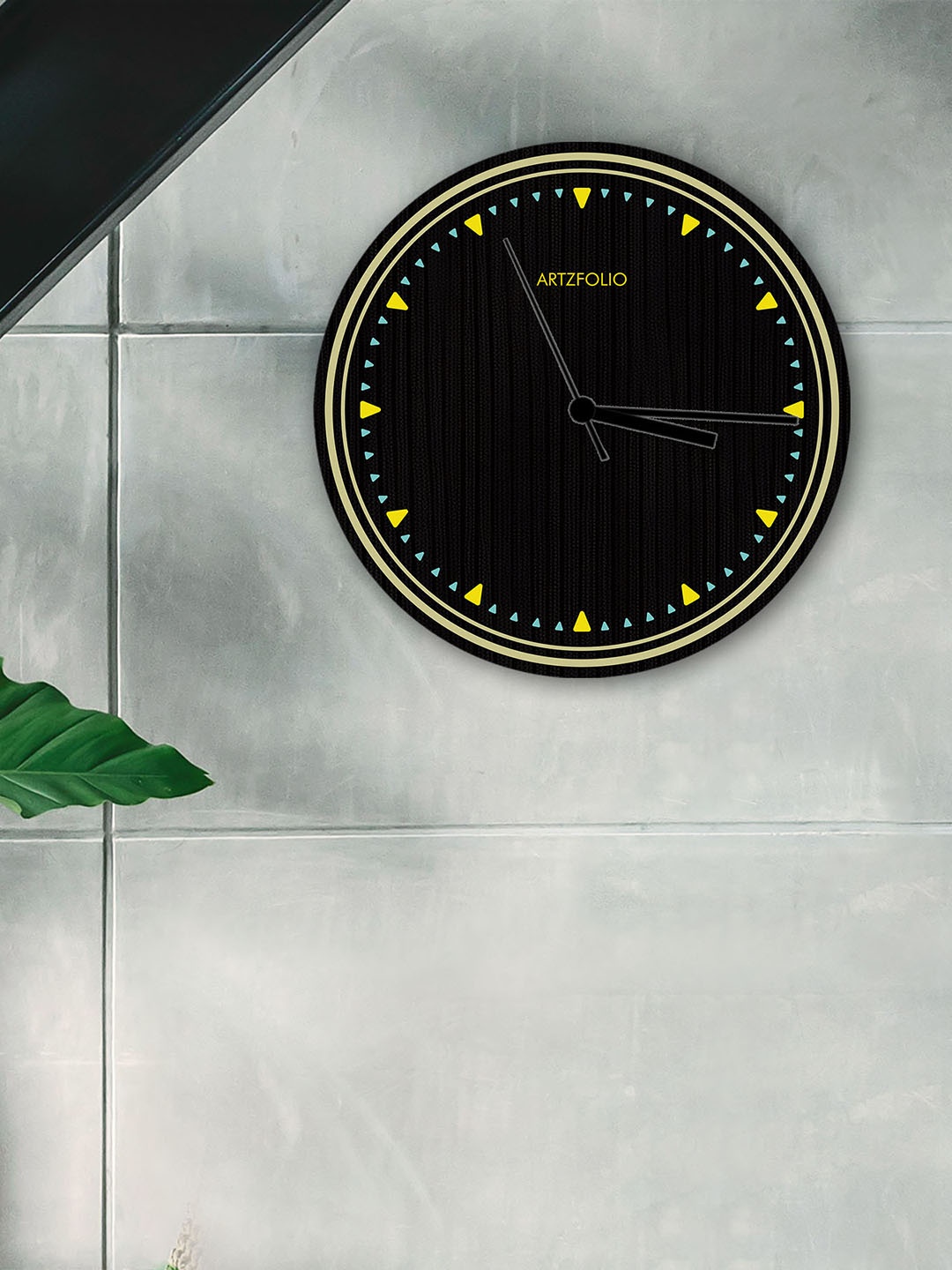 

ArtzFolio Multicoloured Printed Contemporary Wall Clock, Multi