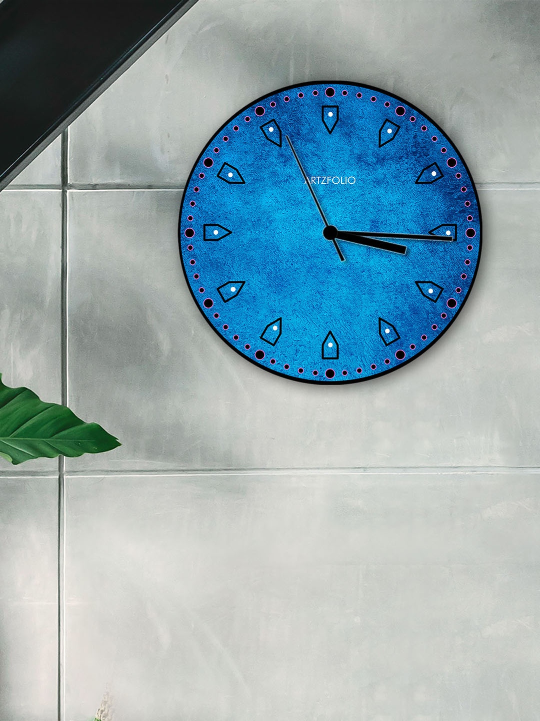 

ArtzFolio Multicoloured Printed Contemporary Wall Clock, Multi