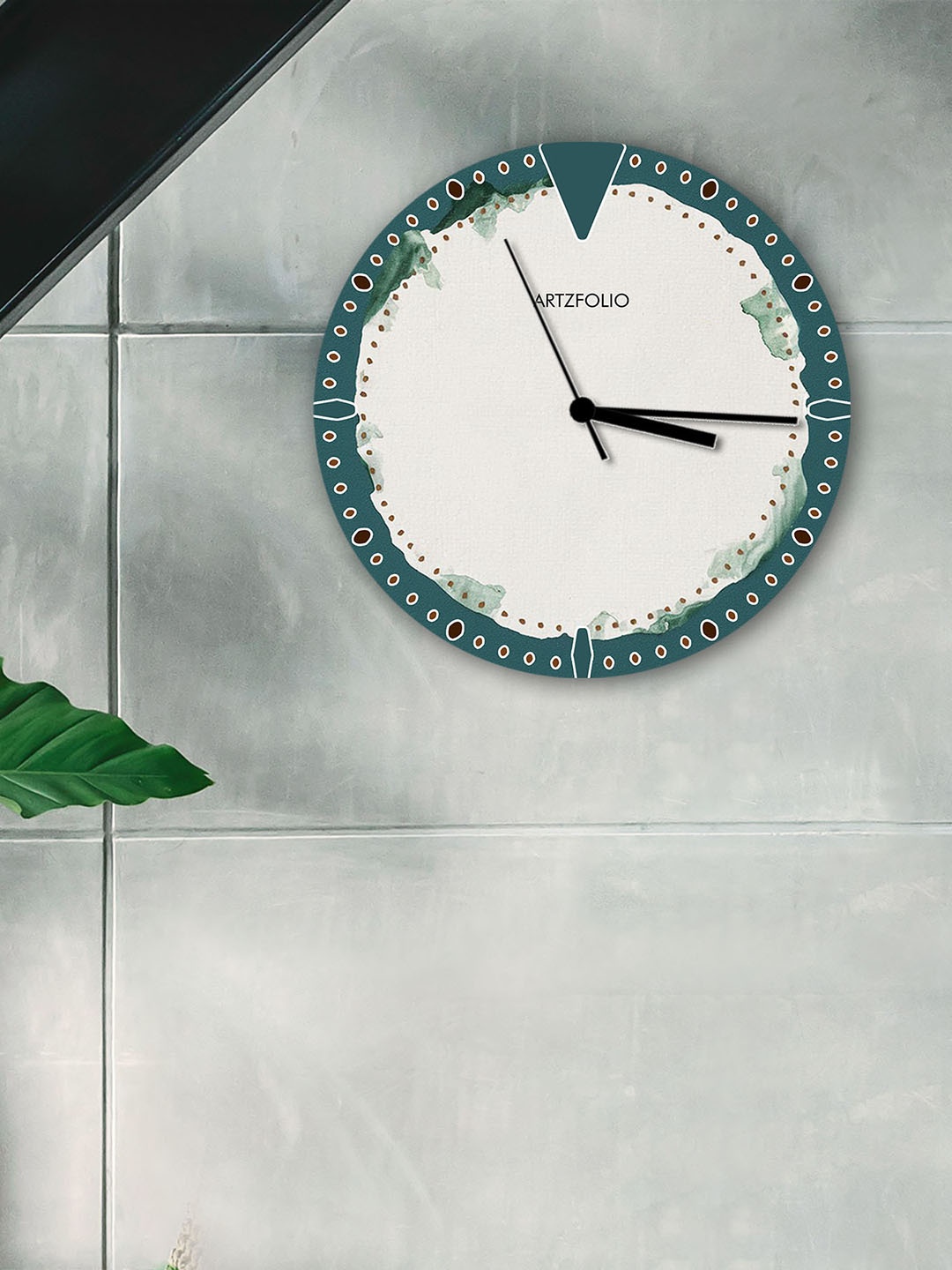 

ArtzFolio Multicoloured Printed Contemporary Wall Clock, Multi