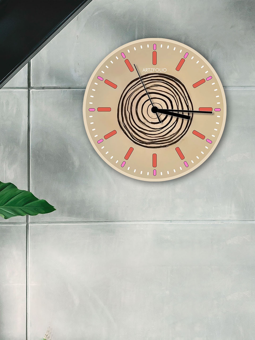 

ArtzFolio Multicoloured Printed Contemporary Wall Clock, Multi