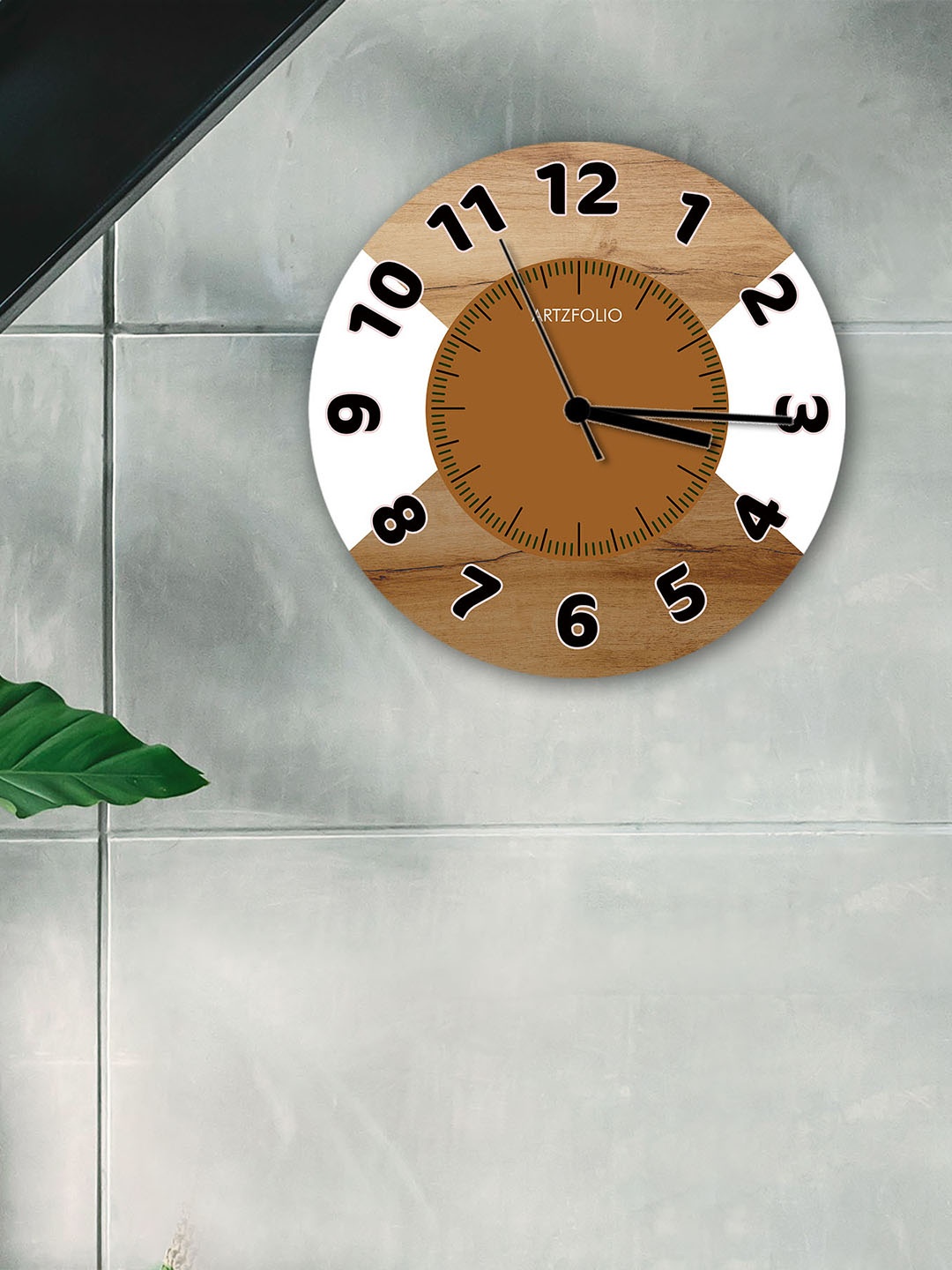 

ArtzFolio Multicoloured Printed Contemporary Wall Clock, Multi
