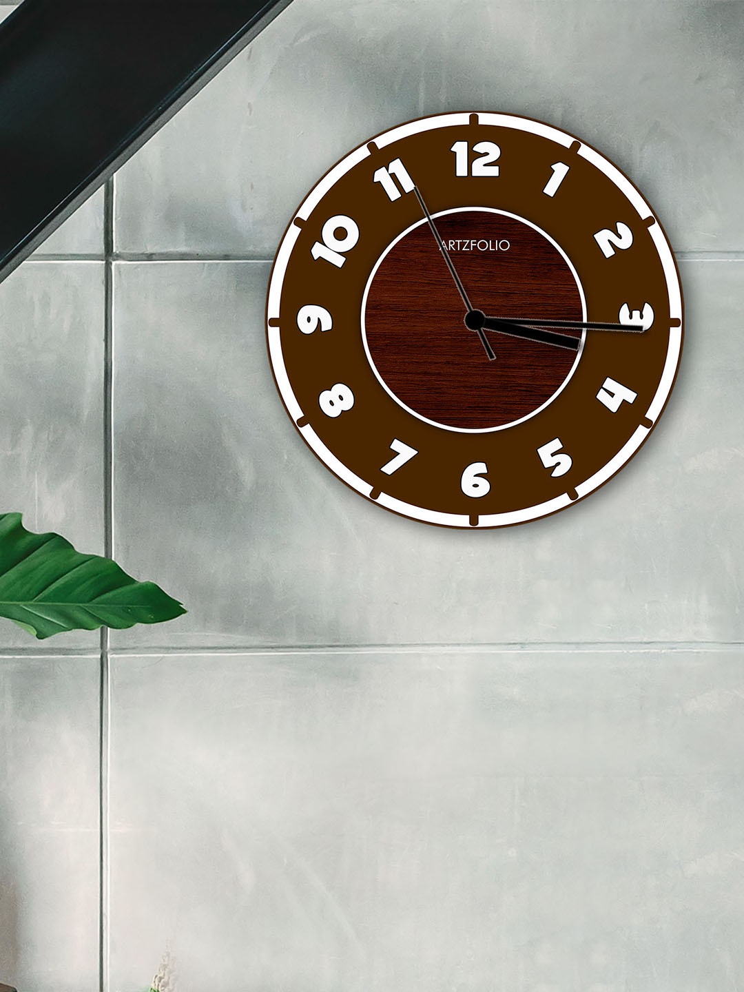 

ArtzFolio Multicoloured Printed Contemporary Wall Clock, Multi