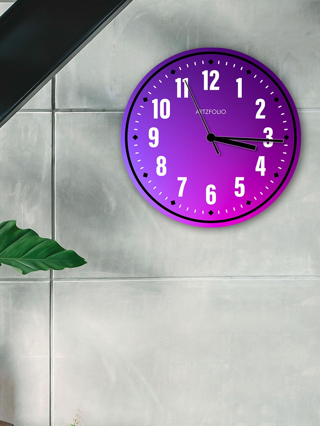 

ArtzFolio Multicoloured Printed Contemporary Wall Clock, Multi