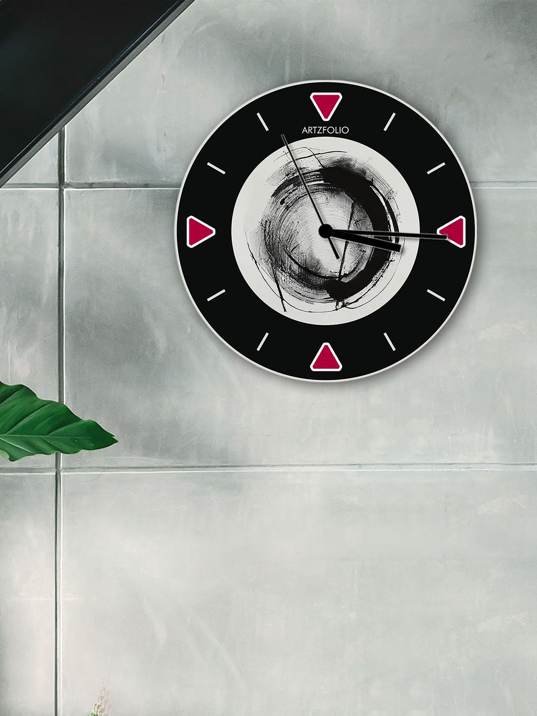 

ArtzFolio Multicoloured Printed Contemporary Wall Clock, Multi