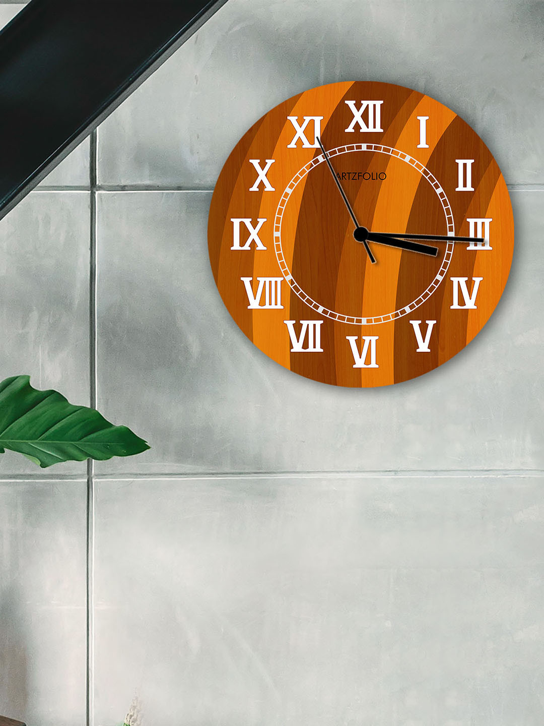 

ArtzFolio Multicoloured Printed Contemporary Wall Clock, Multi