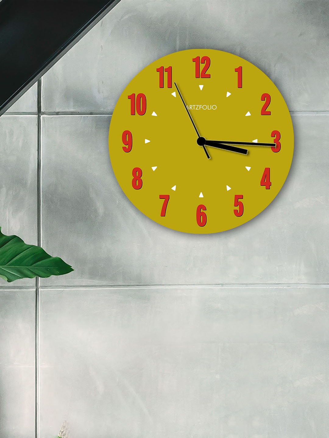 

ArtzFolio Multicoloured Printed Contemporary Wall Clock, Multi