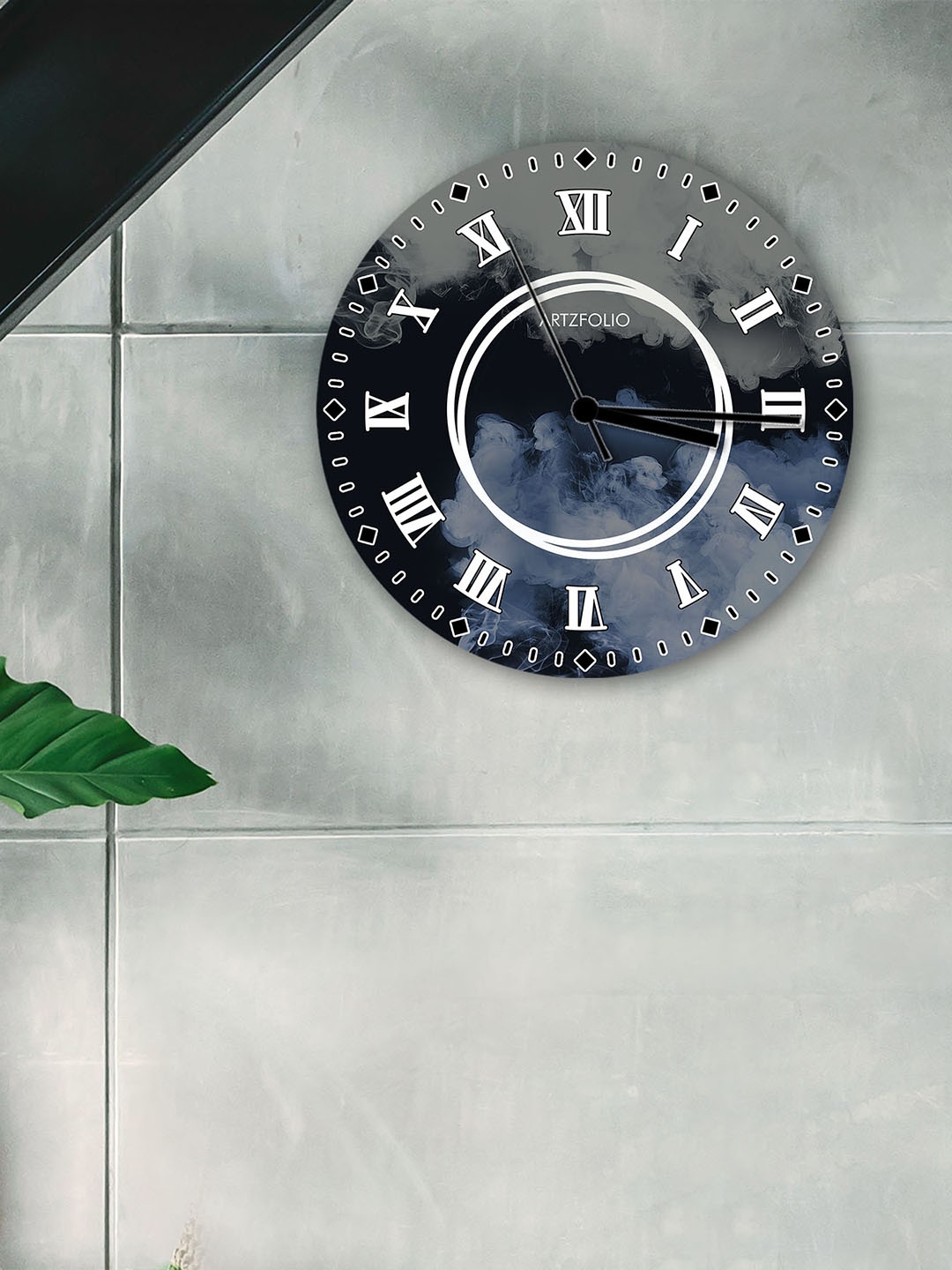 

ArtzFolio Multicoloured Printed Contemporary Wall Clock, Multi