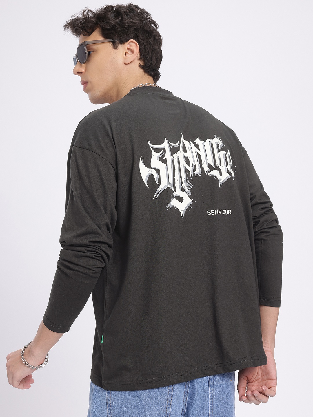 

glitchez Cathedral Ink Oversized Comfort T-Shirt, Black