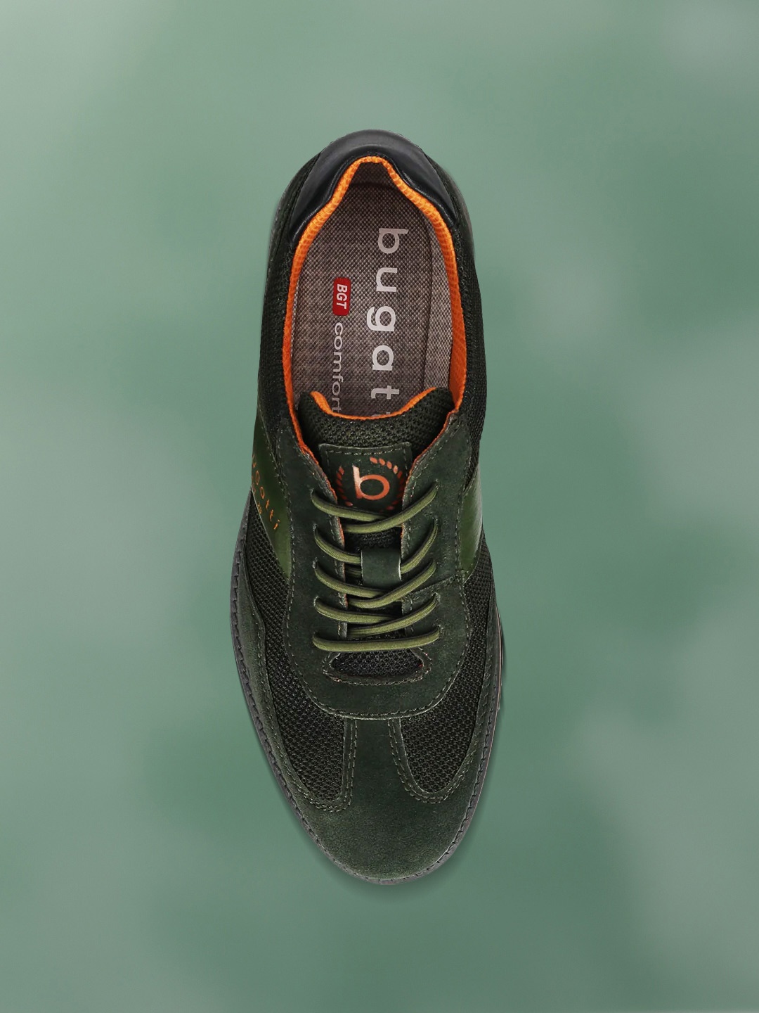 

Bugatti Men Leather Sneakers, Green