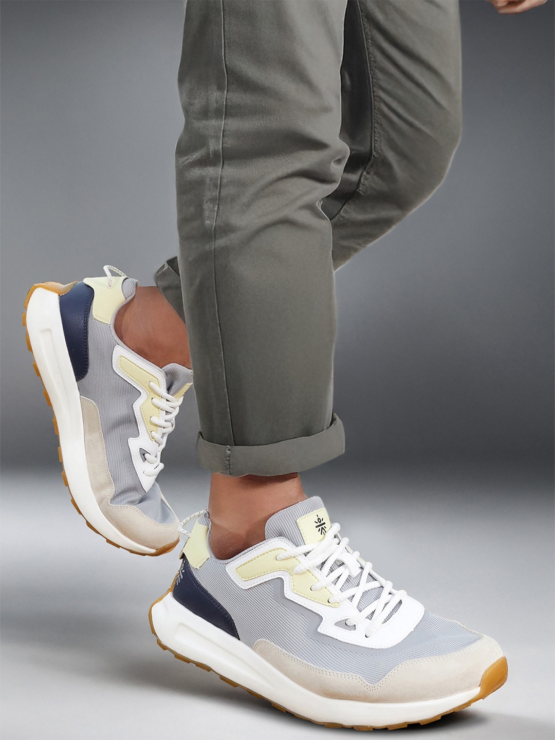 

CULT Men Punch Sneakers, Grey