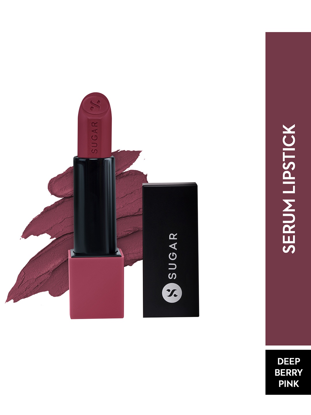 

SUGAR Glide Peptide Serum Lipstick- 4.2 g- Moscow Mulberry 06, Purple