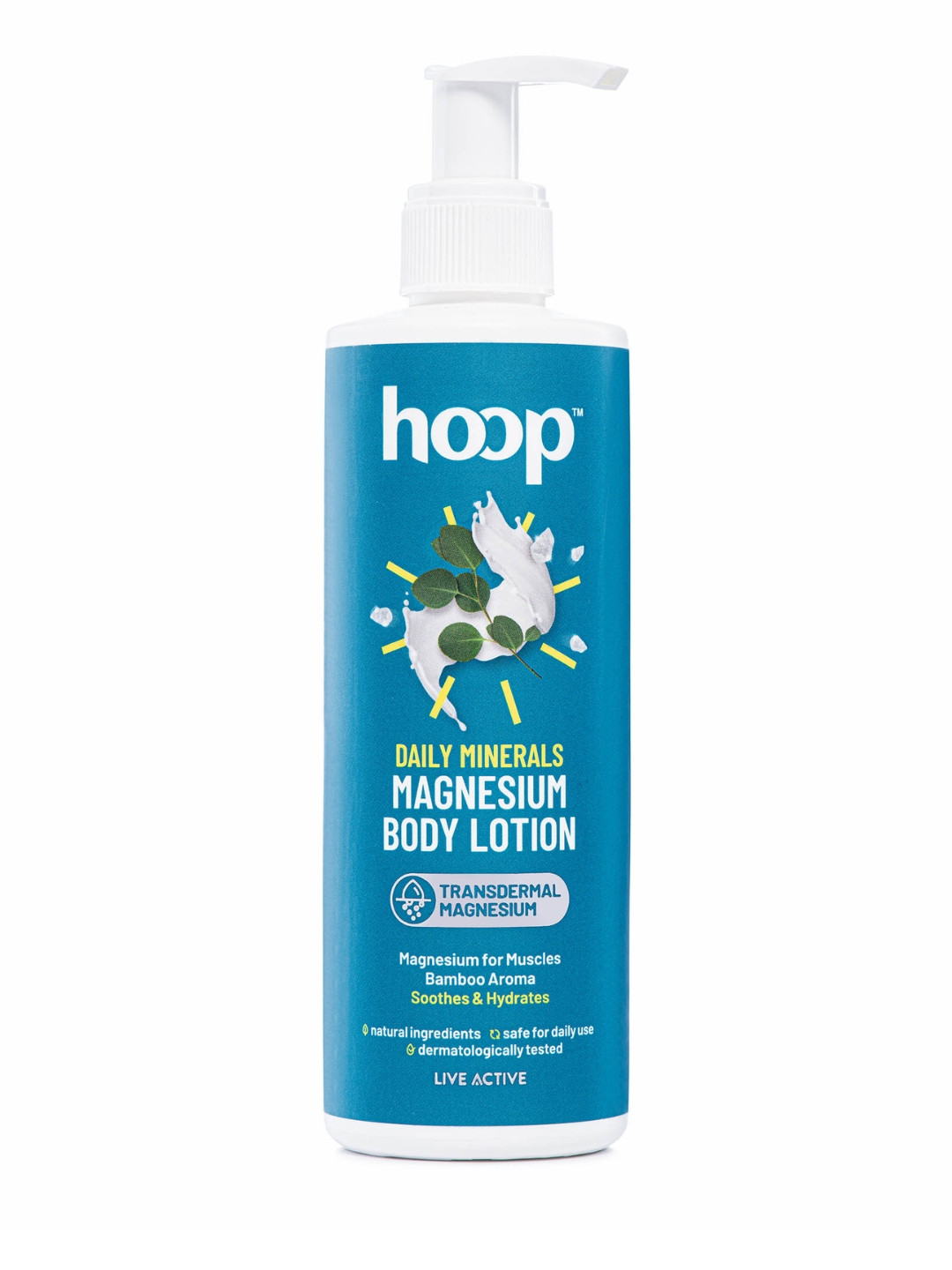 

Hoop Daily Minerals Magnesium Daily Body Lotion With Shea Butter - 250 ml, Transparent