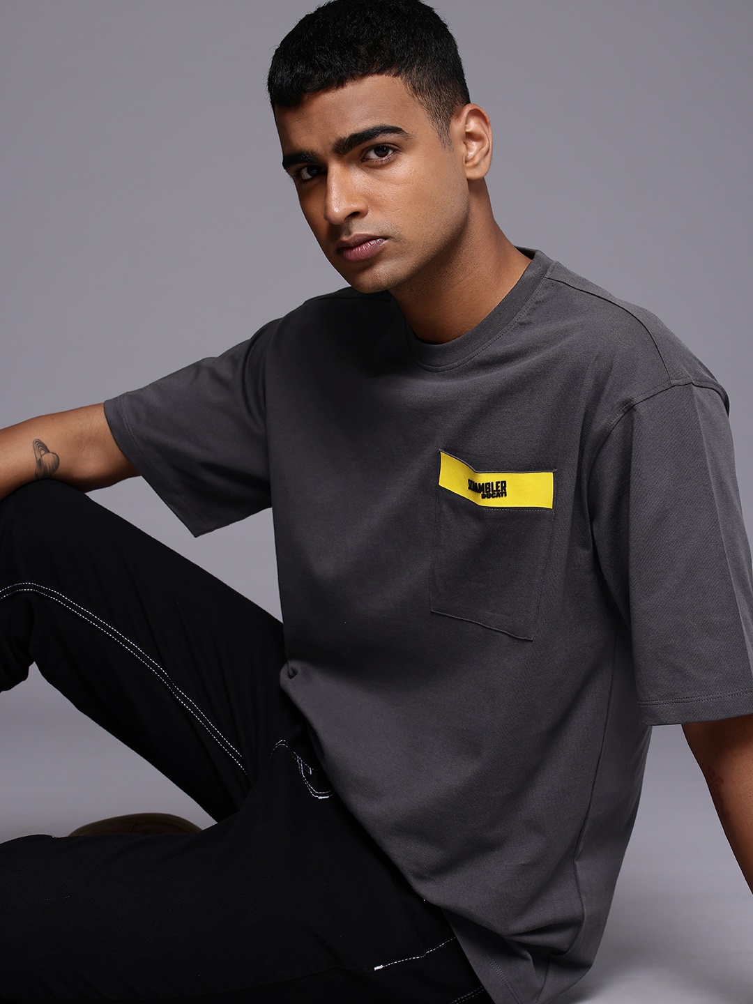 

Ducati Pure Cotton Relaxed Fit Pocket T-shirt, Grey
