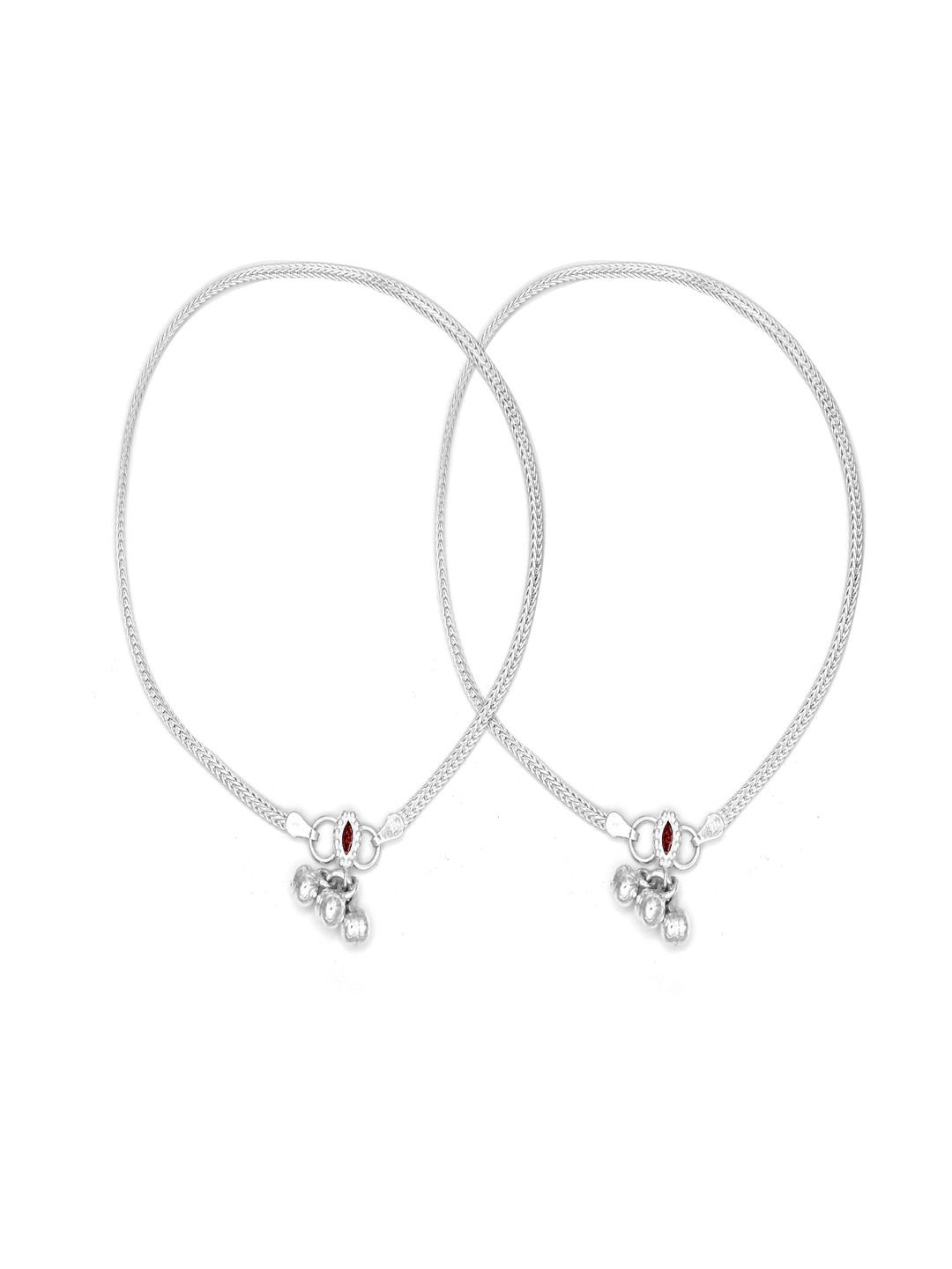 

Paavni 92.5 Sterling Silver Anklet