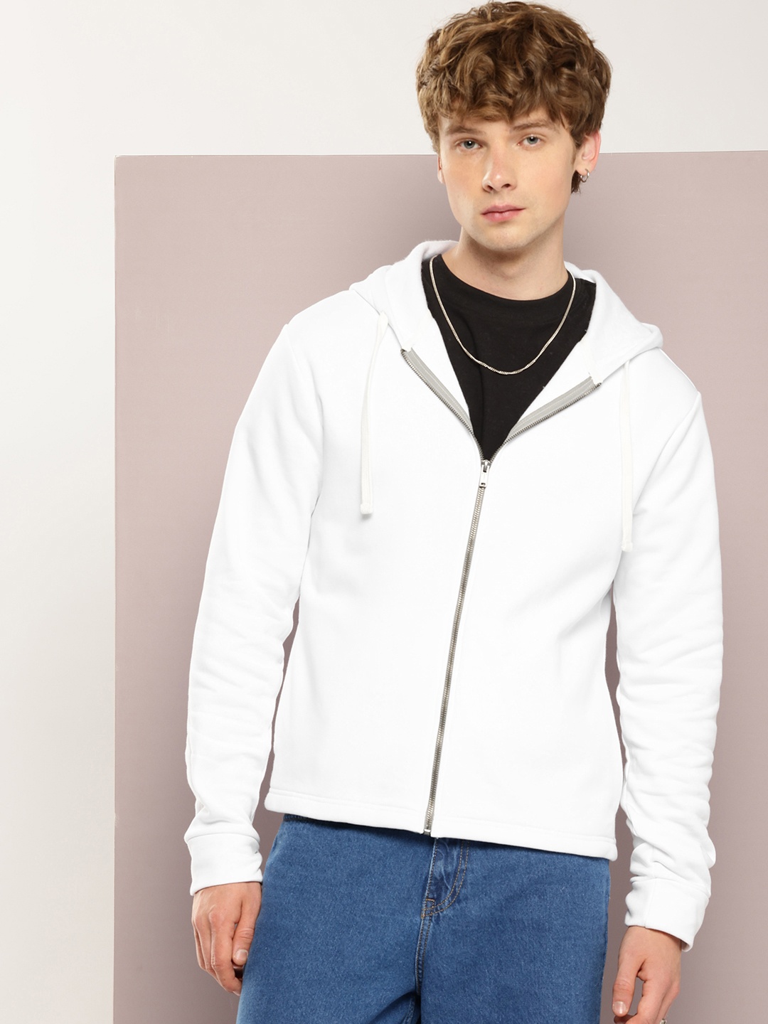 

Kook N Keech Men Hooded Sweatshirt, White