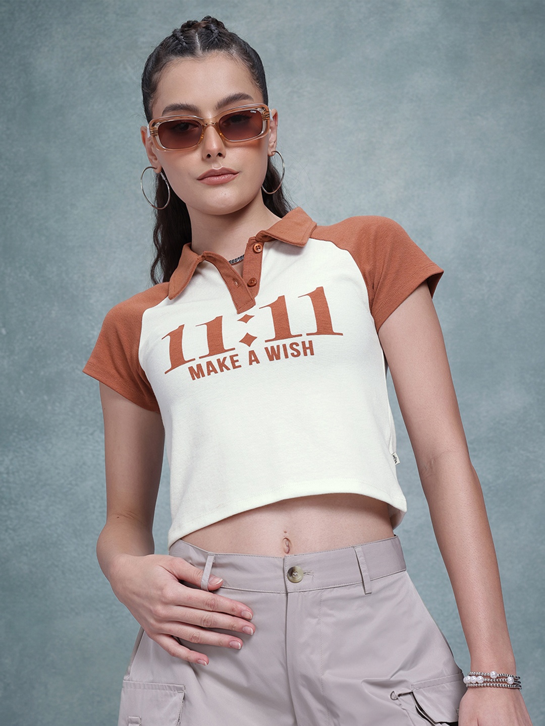 

The Roadster Life Co. Typography Print Polo Collar T-shirt, White