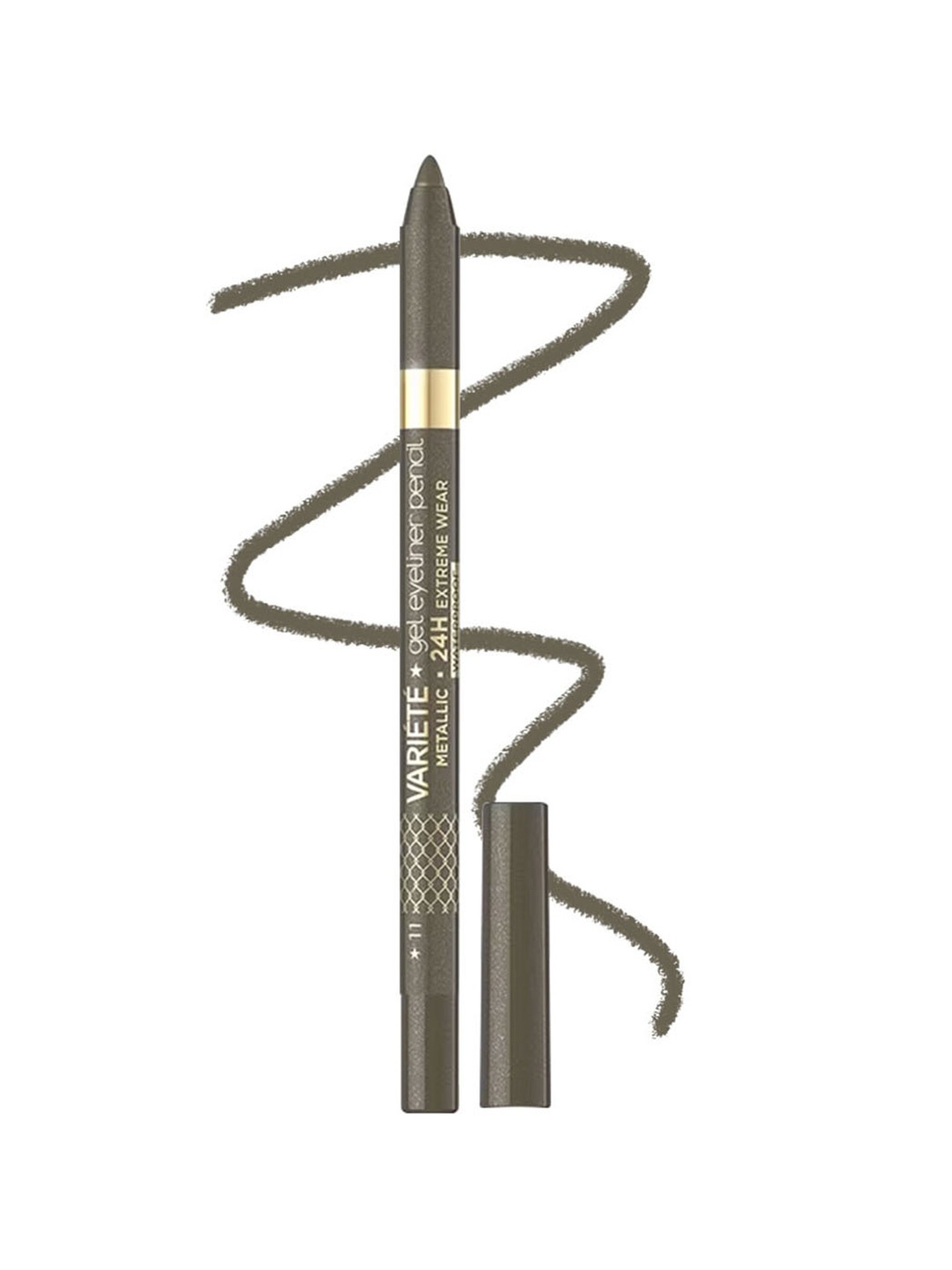 

Eveline Cosmetics Variete Highly Pigmented Gel Pencil Eyeliner 1.3 g - Khaki 11