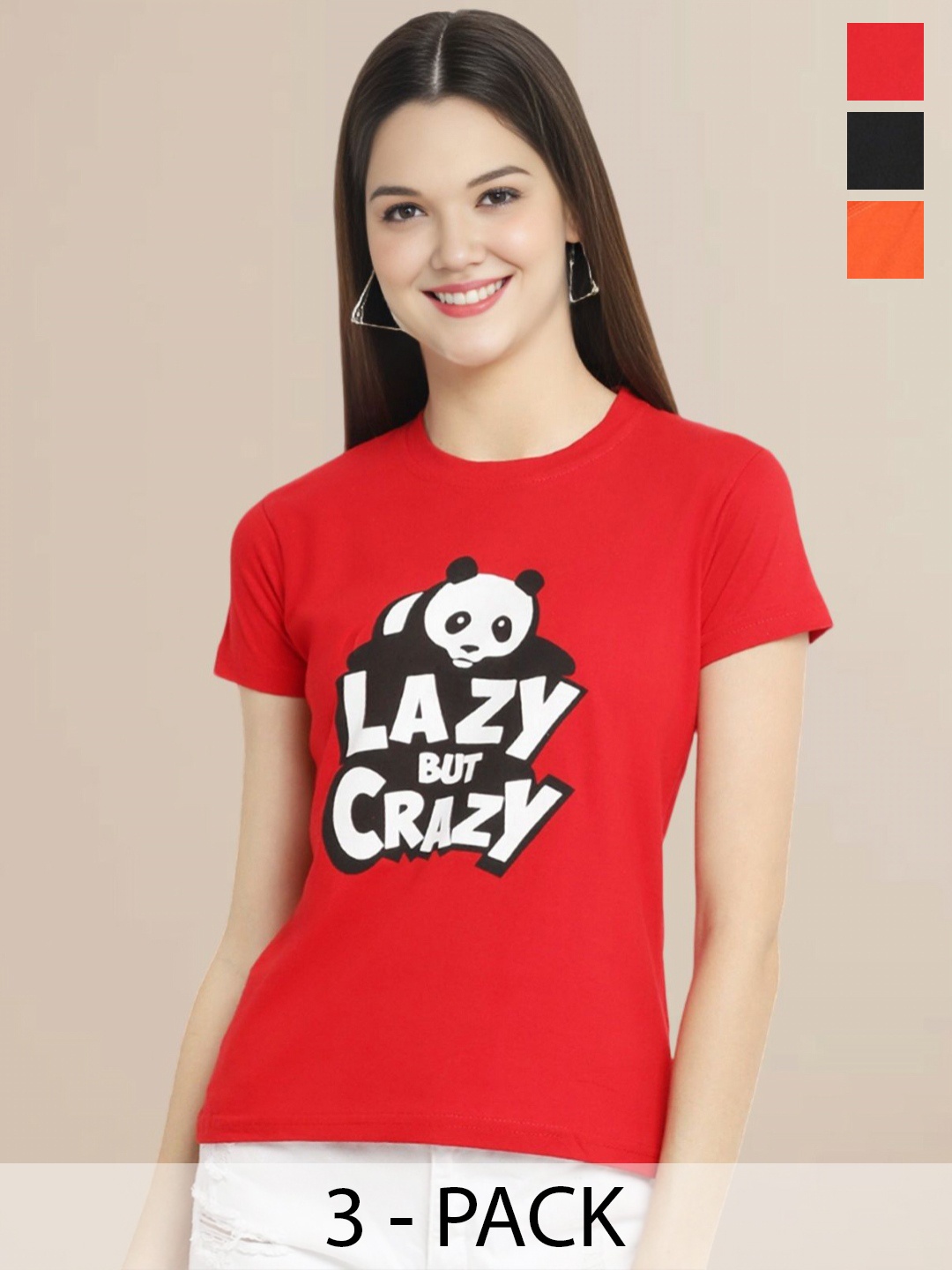 

Metronaut Pack of 3 Printed T-shirt, Multi