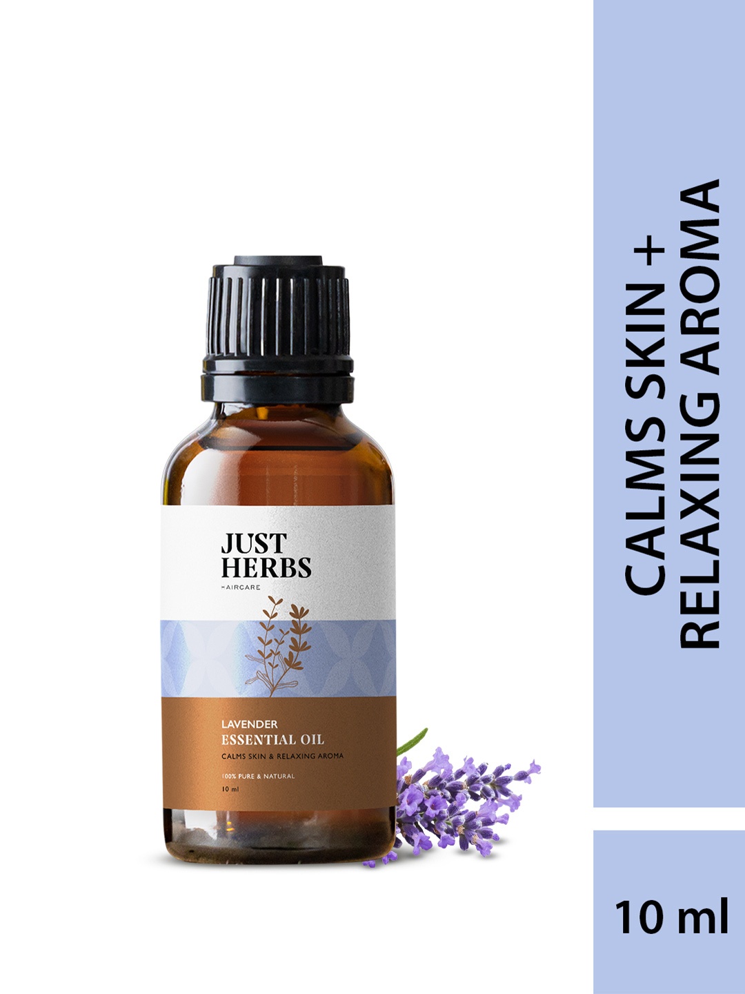 

Just Herbs 100% Natural Lavender Steam Distilled Essential Oil - 10 ml, Cream