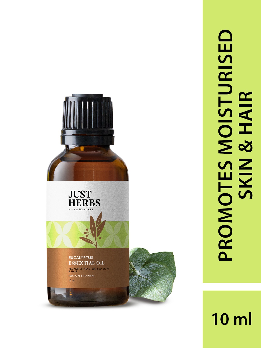 

Just Herbs 100% Pure Eucalyptus Steam Distilled Essential Oil - 10 ml, White