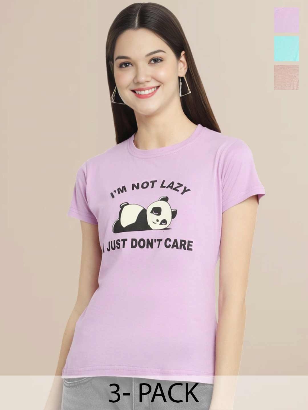 

Metronaut Women Typography 3 T-shirt, Multi