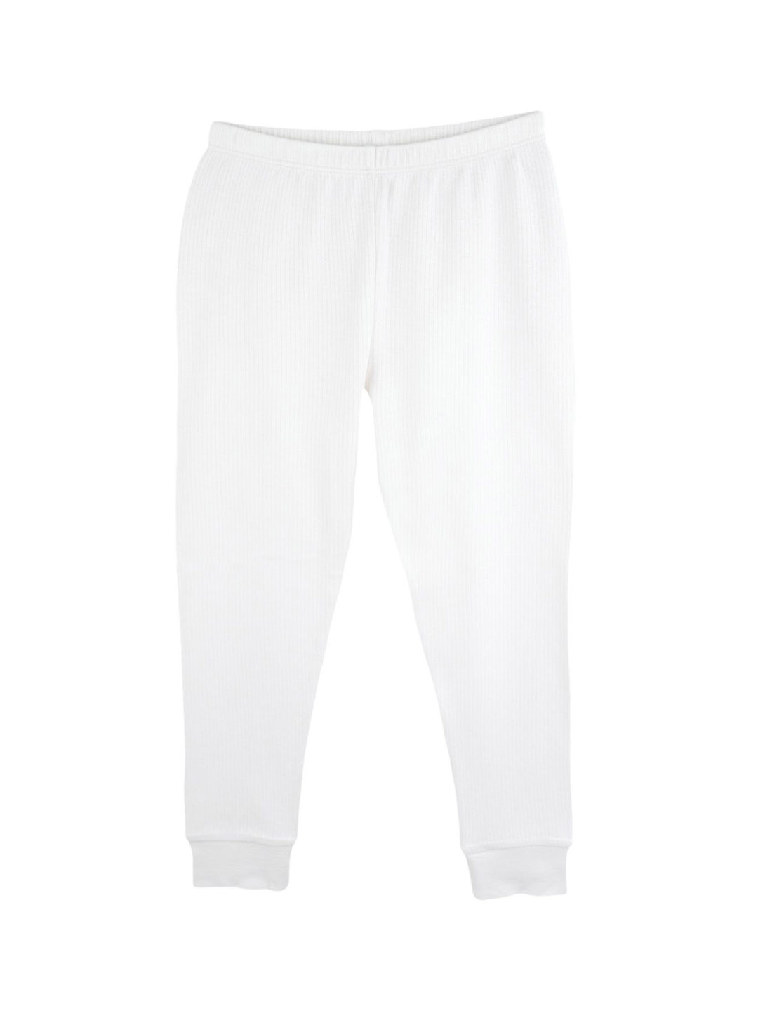 

Charm n Cherish Kids Ribbed Mid Rise Thermal Bottom, White