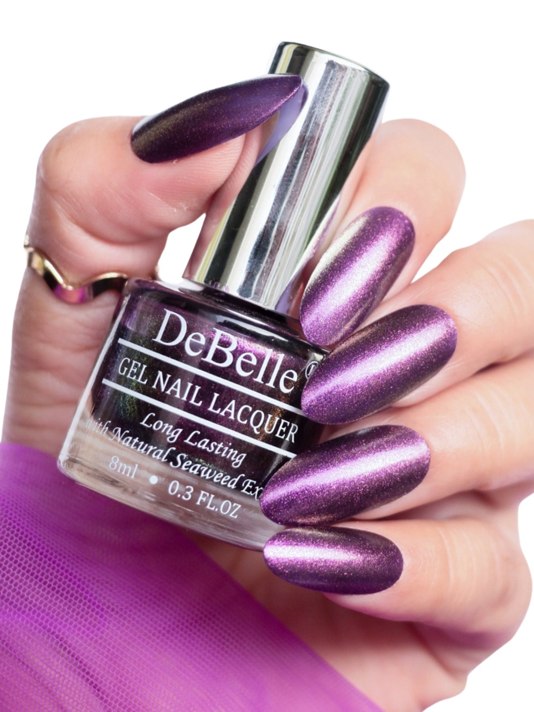 

DeBelle Mermaid Long Lasting Gel Nail Polish - 8 ml - Purple