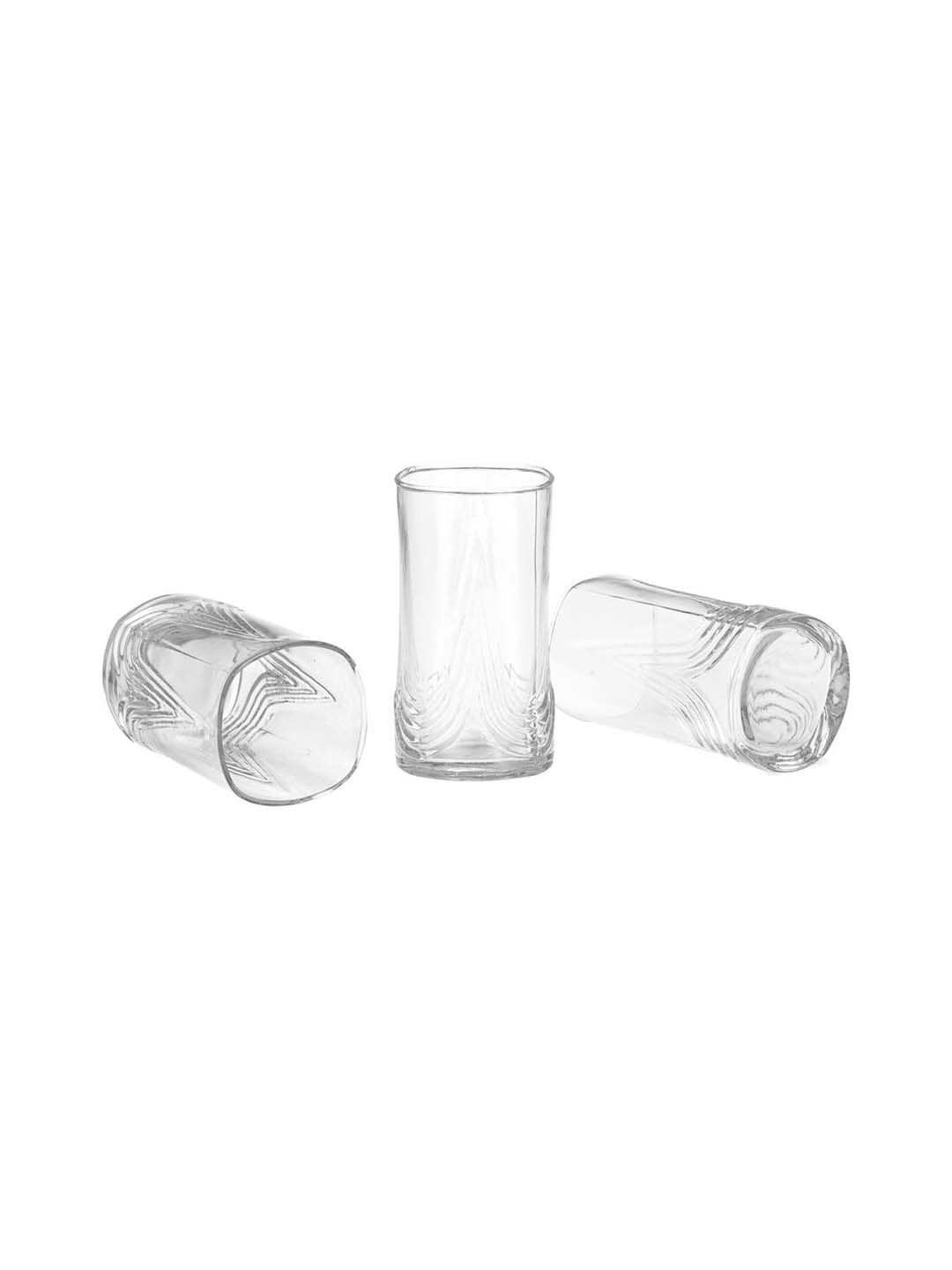 

SOMIL Transparent 3 Pieces Water Glasses 300 ml each