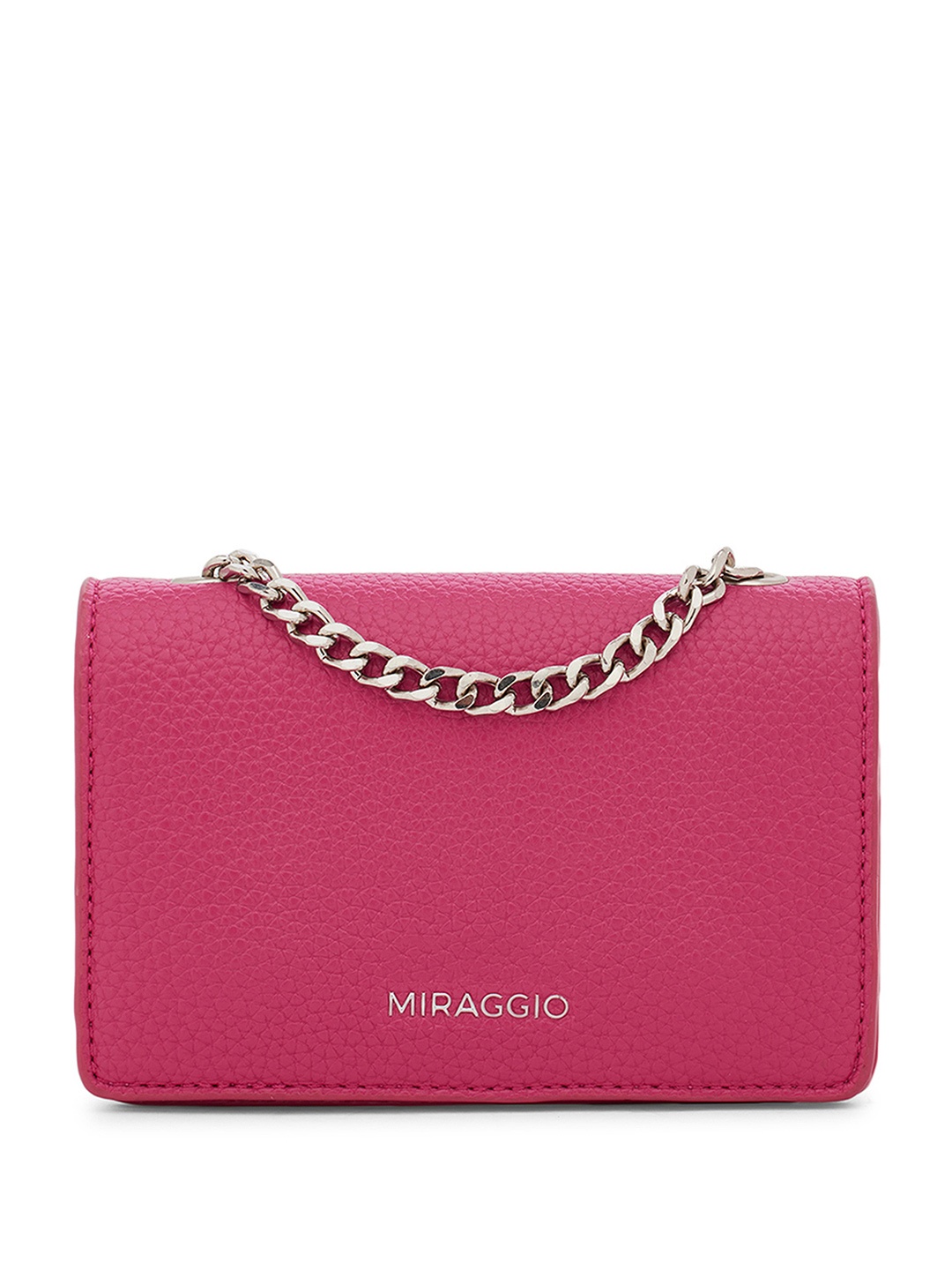 

MIRAGGIO Pink PU Suzzie Crossbody Bag