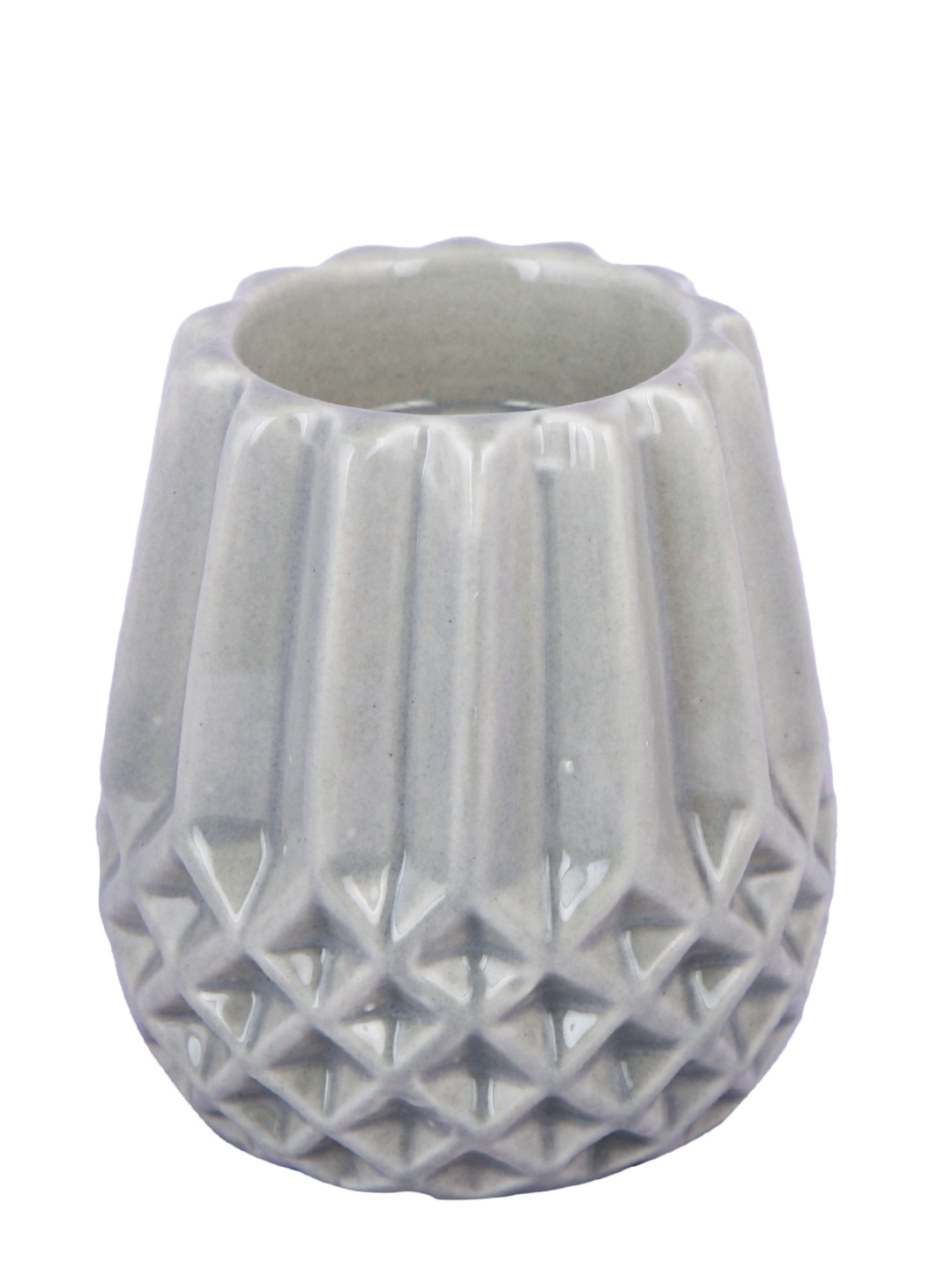 

TAYHAA Grey Engraved Candle Holder