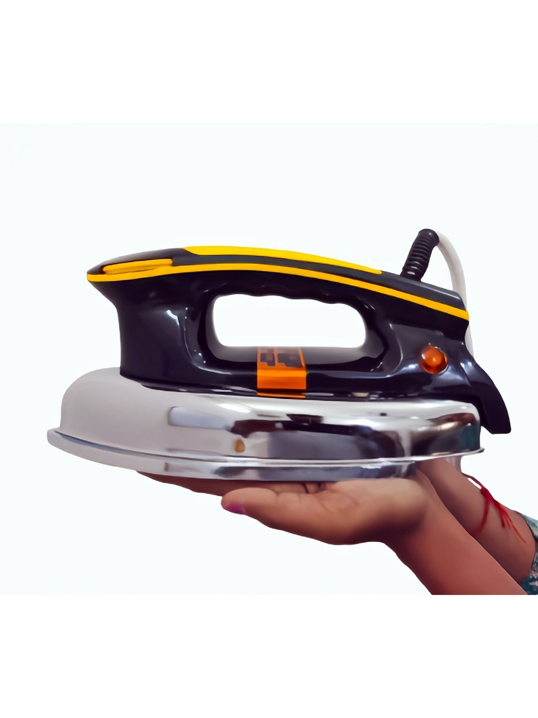 

MyChetan Black & Silver Toned Heavy Weight 750W Dry Iron